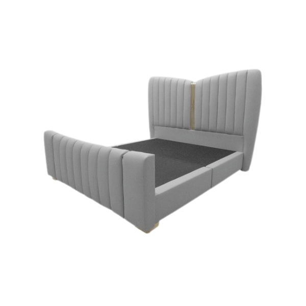 ฐานรองหัวเตียง 6 ฟุต WISDOM DESIGN FURNITURE รุ่น BROOKLYN สีเทา